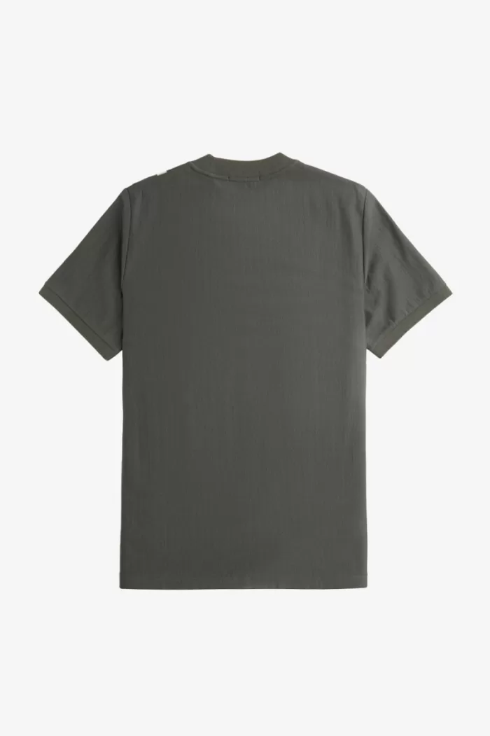 Fred Perry Gradient Stripe Men’s T-Shirt Field Green | SWTOG1903