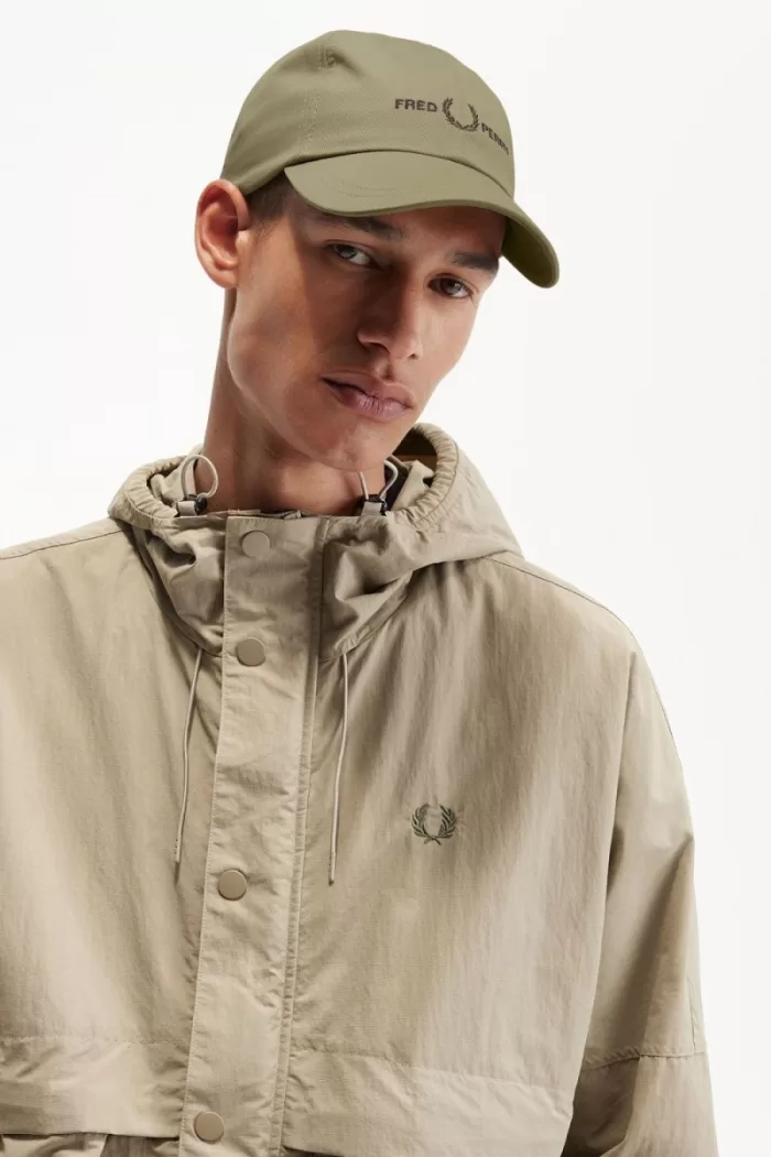 Fred Perry Graphic Branded Twill Men’s Caps Warm Grey | CBLJM2564