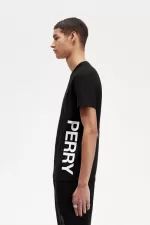 Fred Perry Graphic Branding Men’s T-Shirt Black | ADFSI4182