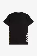 Fred Perry Graphic Branding Men’s T-Shirt Black | ADFSI4182