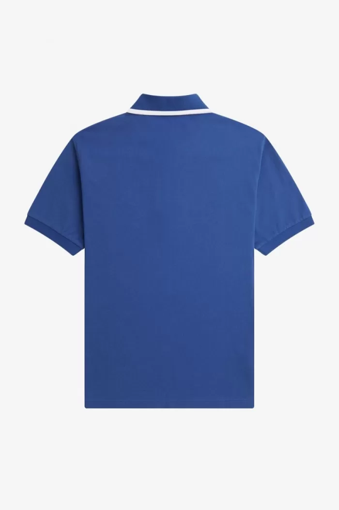 Fred Perry Half Zip Men’s Polo Shirt Royal Blue | SHNYM1947