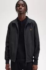 Fred Perry Harrington Men’s Jackets Black | UVYIC3784