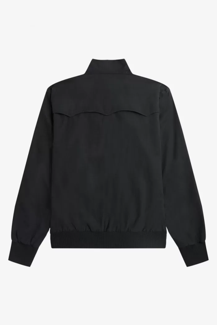 Fred Perry Harrington Men’s Jackets Black | UVYIC3784