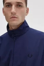 Fred Perry Harrington Men’s Jackets Navy | QUMXO2594