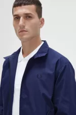 Fred Perry Harrington Men’s Jackets Navy | QUMXO2594