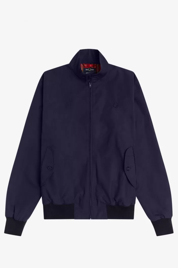 Fred Perry Harrington Men’s Jackets Navy | QUMXO2594