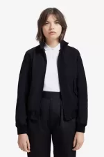 Fred Perry Harrington Women’s Jackets Black | YDPCT8701