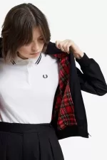 Fred Perry Harrington Women’s Jackets Black | YDPCT8701