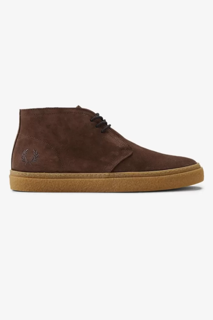 Fred Perry Hawley Men’s Boots Dark Red | PZISQ8316