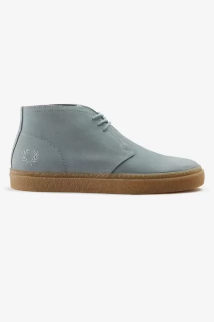 Fred Perry Hawley Men’s Boots Silver Blue | LRDCP3049