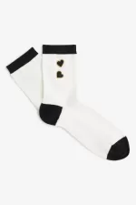 Fred Perry Heart Women’s Socks Snow White | OEGUA7908