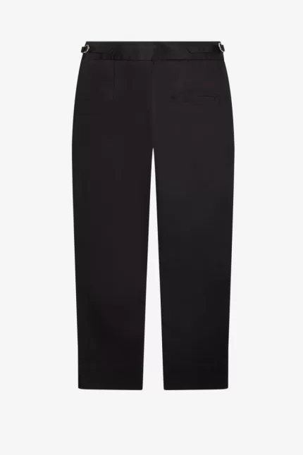 Fred Perry High Waist Women’s Pants Black | AUNOE3497