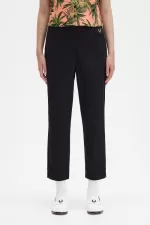 Fred Perry High Waist Women’s Pants Black | LCRNO4583