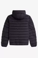 Fred Perry Hooded Insulated Men’s Jackets Navy | FXPYE9652