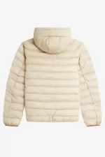 Fred Perry Hooded Insulated Men’s Jackets Oatmeal | DIONP0852