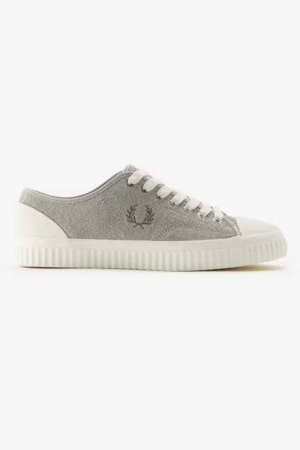 Fred Perry Hughes Low Men’s Plimsolls Grey | RQVYW7596