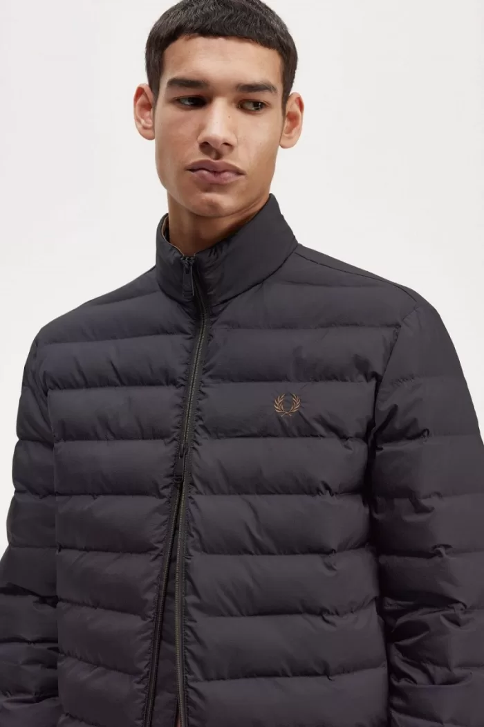 Fred Perry Insulated Men’s Jackets Black | JYIDB8529