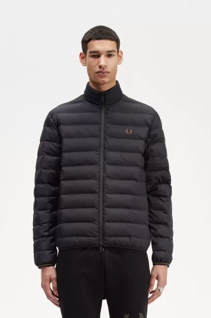 Fred Perry Insulated Men’s Jackets Black | JYIDB8529