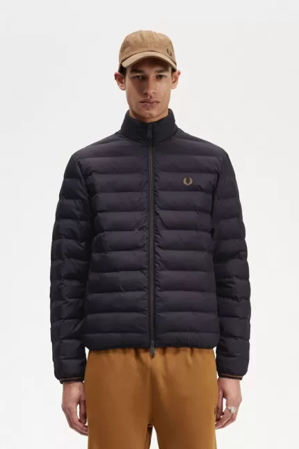 Fred Perry Insulated Men’s Jackets Navy | OFQCL0984