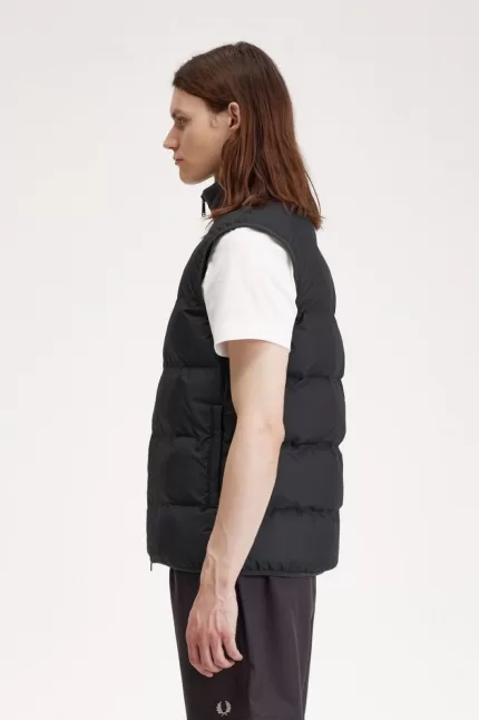 Fred Perry Insulated Men’s Vest Anchor Grey | WHZPR0492