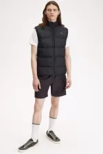 Fred Perry Insulated Men’s Vest Anchor Grey | WHZPR0492