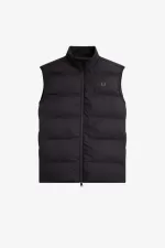 Fred Perry Insulated Men’s Vest Black | MZPVW4180