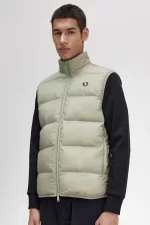 Fred Perry Insulated Men’s Vest Mint | FMAYZ6583