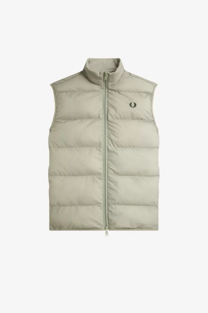 Fred Perry Insulated Men’s Vest Mint | FMAYZ6583