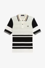 Fred Perry Jacquard Knitted Women’s Shirt Beige | URBIZ1695