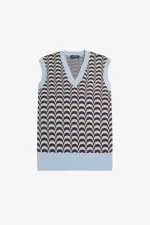 Fred Perry Jacquard Men’s Tanks Turquoise | FYPQD6412