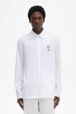 Fred Perry Jersey Men’s Shirt White | JVXFP2310