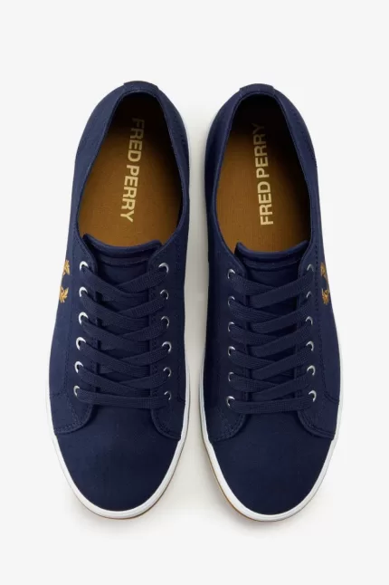 Fred Perry Kingston Men’s Plimsolls French Navy | TVOXI7483