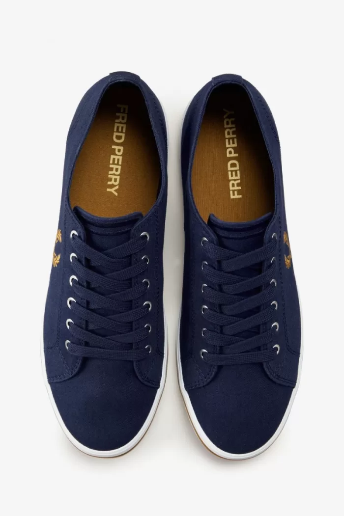 Fred Perry Kingston Men’s Plimsolls French Navy | TVOXI7483