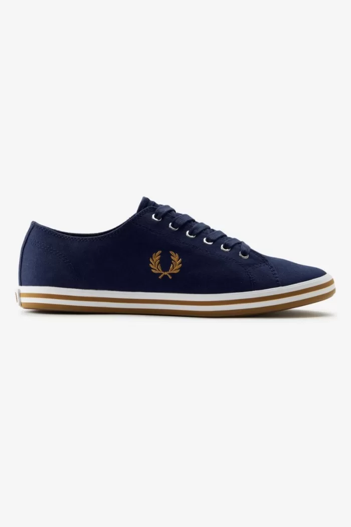 Fred Perry Kingston Men’s Plimsolls French Navy | TVOXI7483