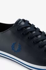 Fred Perry Kingston Men’s Plimsolls Navy Shaded Cobalt | BMVRL1039