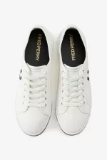 Fred Perry Kingston Men’s Plimsolls Snow White | ZWQEJ1537