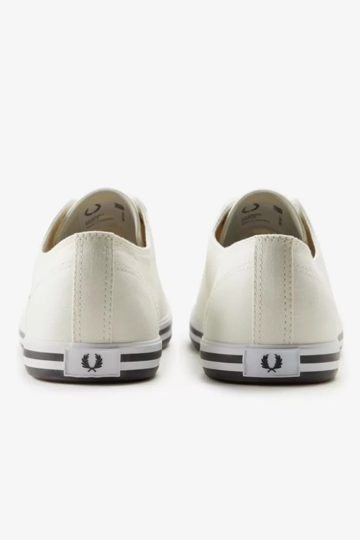 Fred Perry Kingston Men’s Plimsolls Snow White | ZWQEJ1537