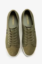 Fred Perry Kingston Men’s Plimsolls Uniform Green | HBNQF3089