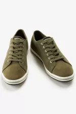 Fred Perry Kingston Men’s Plimsolls Uniform Green | HBNQF3089