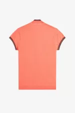 Fred Perry Knitted Women’s Shirt Coral Heat | UJYVC8094