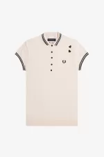 Fred Perry Knitted Women’s Shirt Milky Pink | PJNLT7925