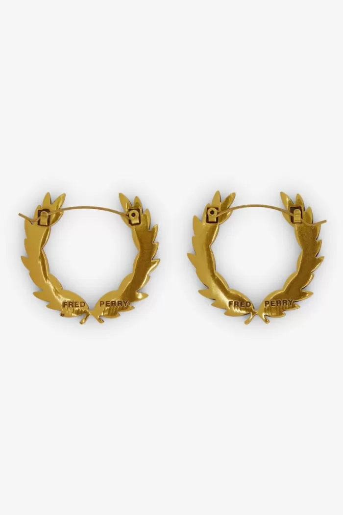 Fred Perry Laurel Wreath Earrings Women’s Jewellery Gold | ZSDVL9156