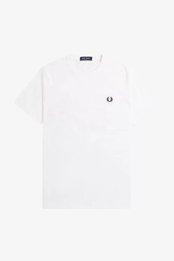 Fred Perry Laurel Wreath Graphic Men’s T-Shirt White | OENAP2630