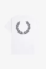 Fred Perry Laurel Wreath Graphic Men’s T-Shirt White | OENAP2630