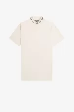 Fred Perry Laurel Wreath High Neck Women’s T-Shirt Silky Peach | OYIXB9042