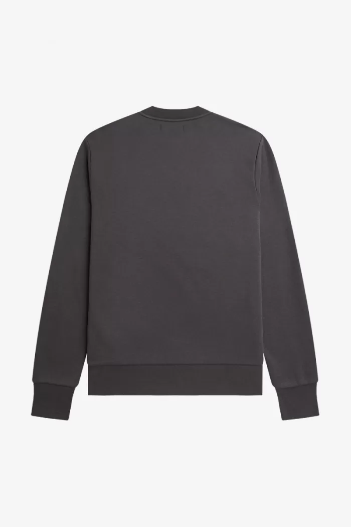 Fred Perry Layered Graphic Men’s Sweatshirts Gunmetal | LCHTO8260