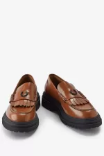 Fred Perry Leather Men’s Loafers Tan | RSCYJ7691