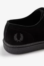 Fred Perry Linden Men’s Plimsolls Black | WTQUM7291