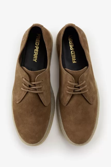 Fred Perry Linden Men’s Plimsolls Brown | FVMWK8704