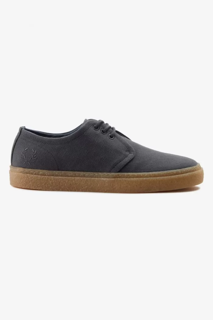 Fred Perry Linden Men’s Plimsolls Charcoal | VOMUY9283